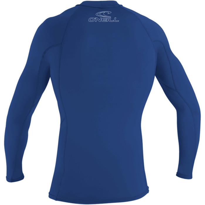 2024 O'Neill Mens Basic Skins Long Sleeve Rash Guard 3342 - Pacific